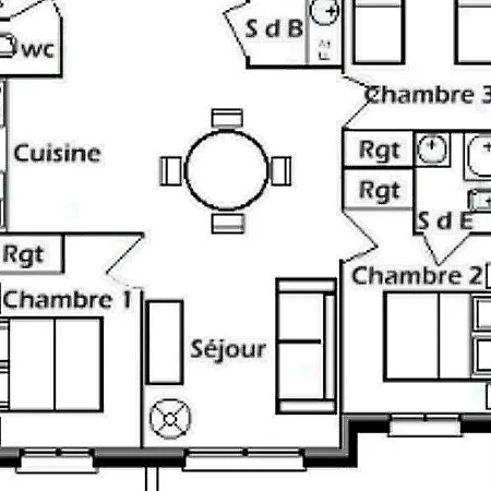 Location 3 Pieces, 2 Sdb, 6-7 Pers. Avec Parking A Bisanne 1500 - Fr-1-293-92 * Villard-sur-Doron
