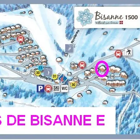 Location 3 Pieces, 2 Sdb, 6-7 Pers. Avec Parking A Bisanne 1500 - Fr-1-293-92 Apartment
